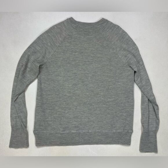 J. Crew Gray Floral and Black Patterned Sweater - Picture 3 of 6